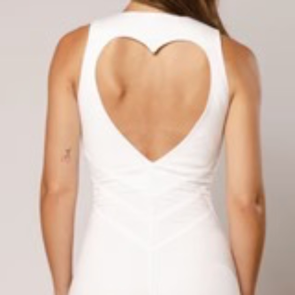 Hollywood Heartthrob White Denim Jumpsuit